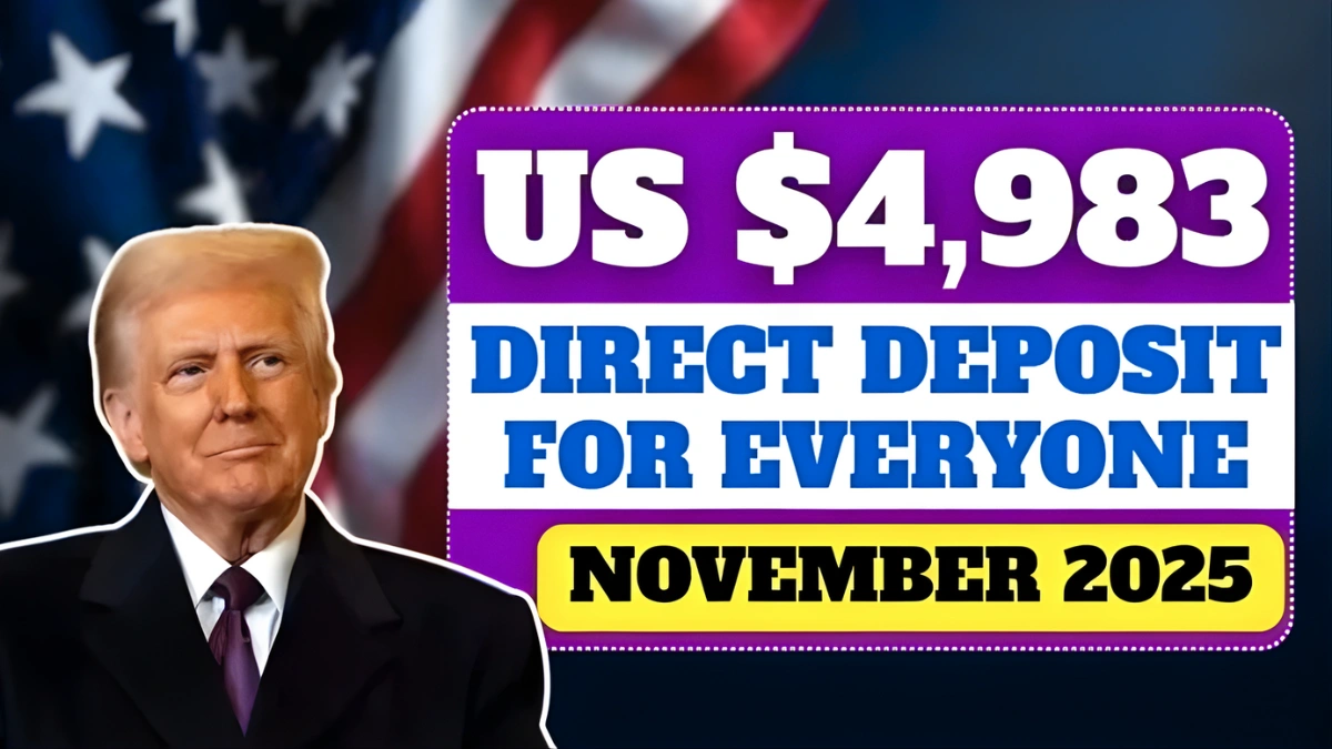 $4,983 Direct Deposit November 2025