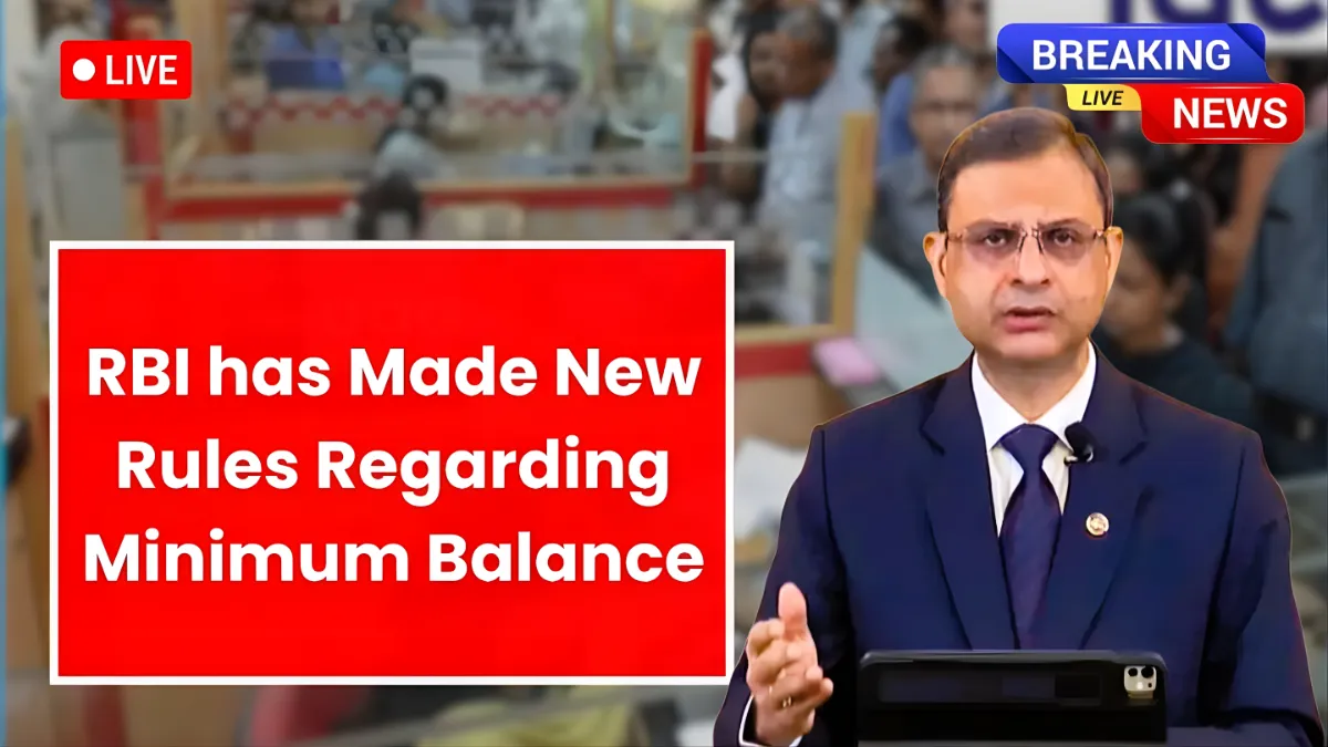 RBI minimum balance rules