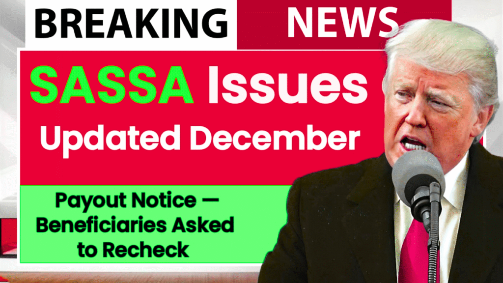 SASSA Issues Updated December Payout